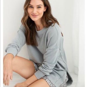 Aerie oversized teal sweater